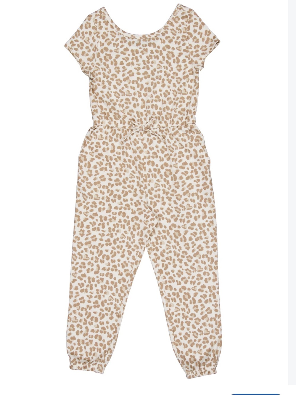 Wonder Nation Girls Play Leopard Jumpsuit